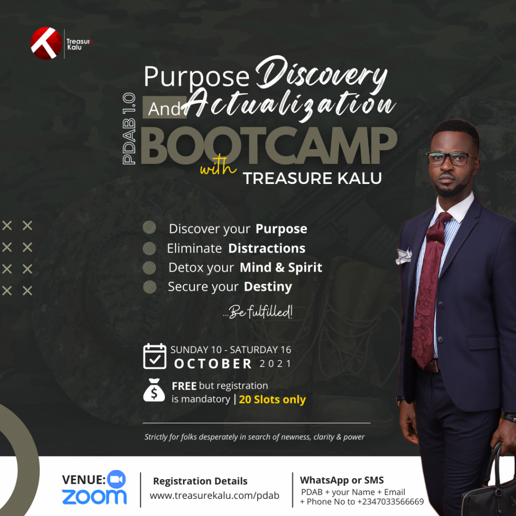 purpose discovery & actualization bootcamp